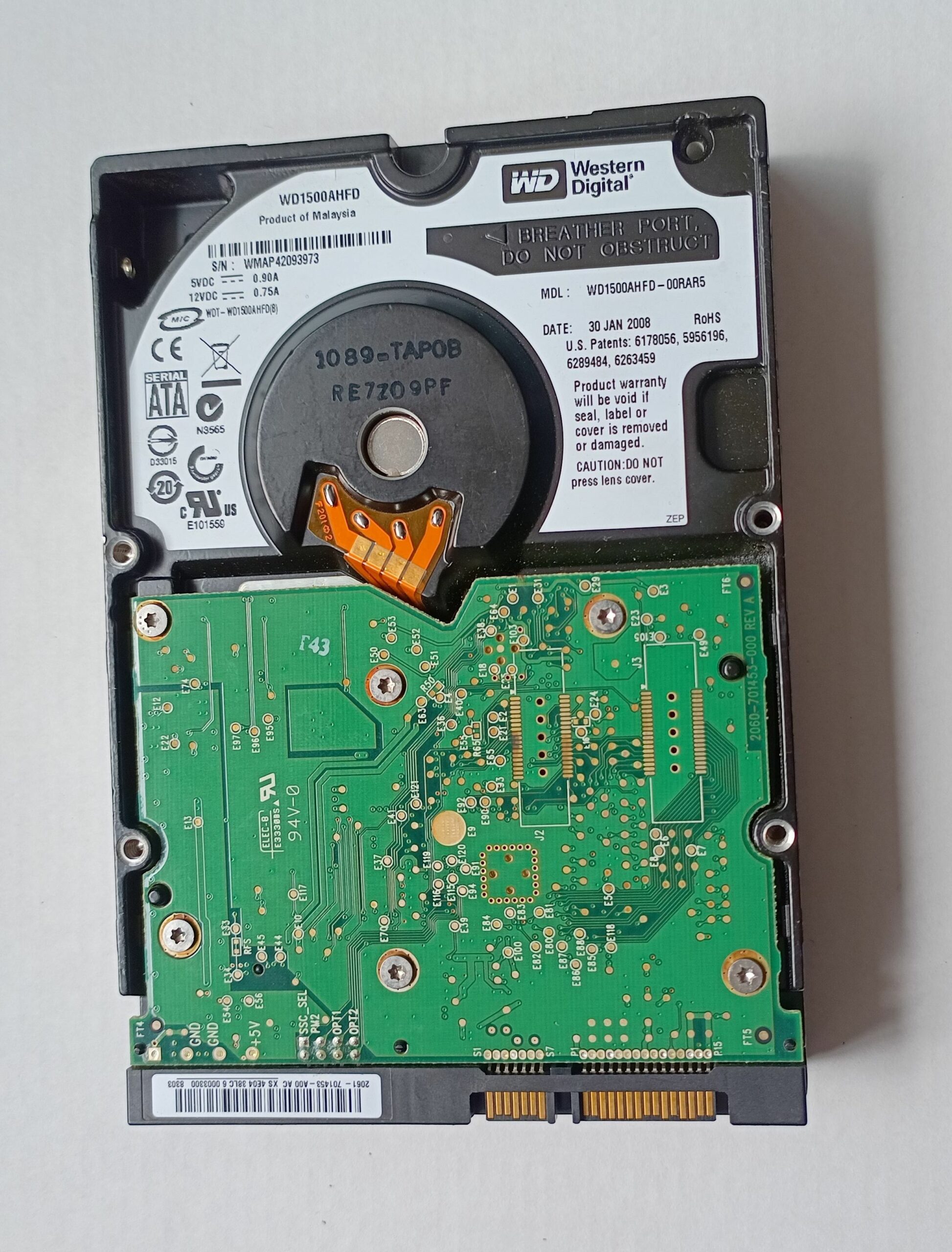 Western Digital Raptor X EL150, 150 GB, WD1500AHFD oder auch einfach ...